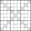 Killer Sudoku-X puzzle